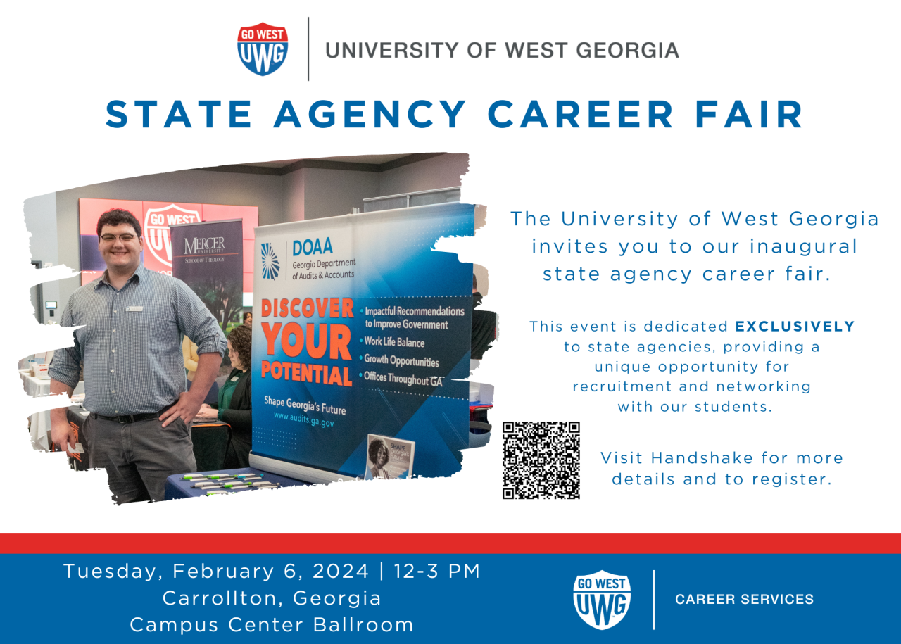 University of West "State Agency Career Fair"